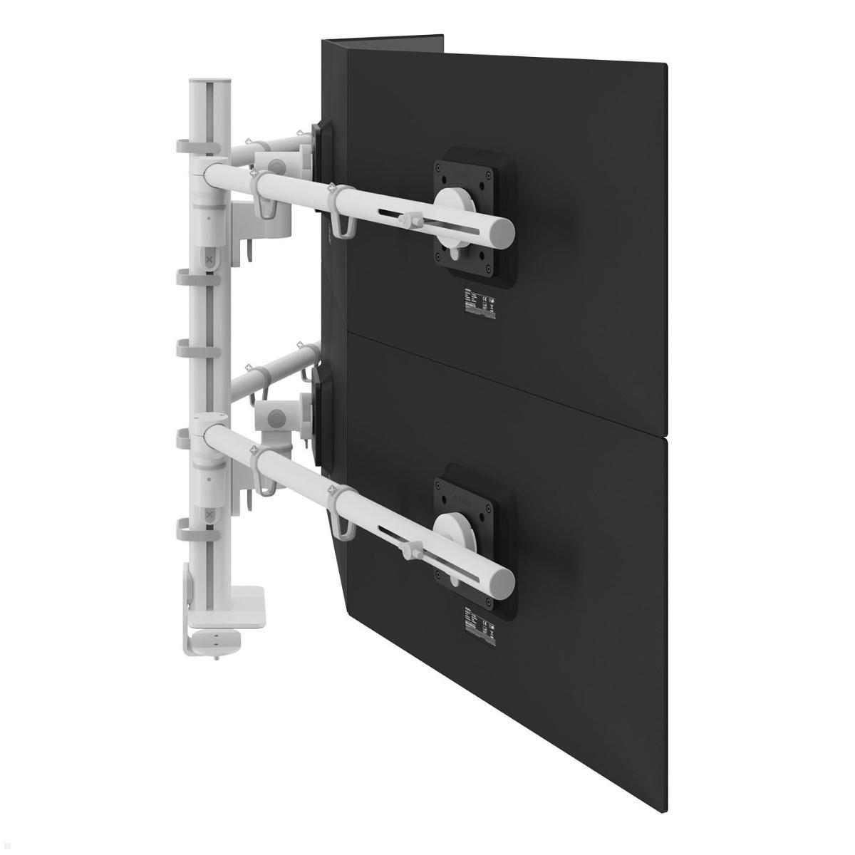 Dataflex Viewgo modular Monitorhalterung für 6 Monitore bis 32 Zoll, seitliche Ansicht mit Monitoren