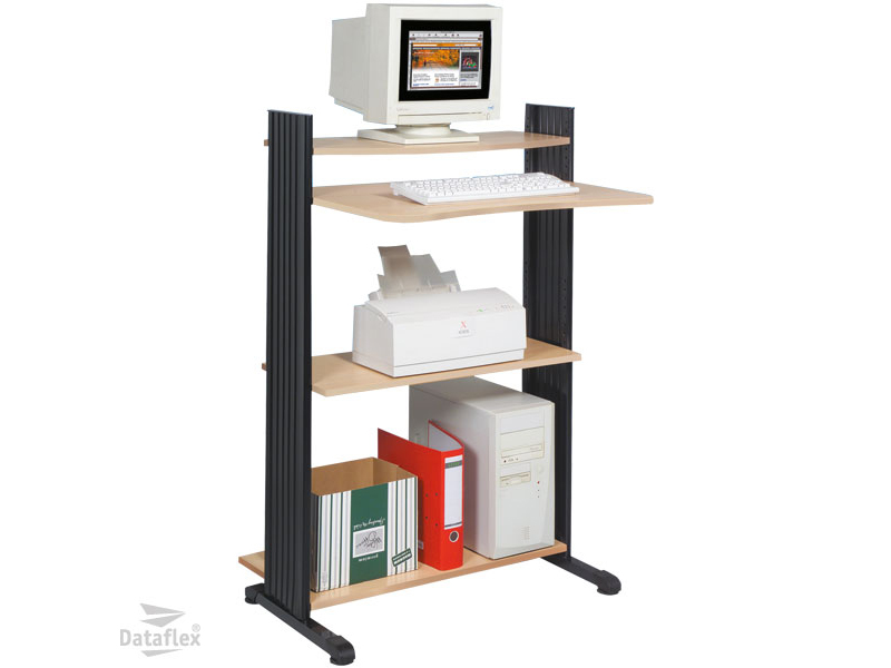 Dataflex Multimedia Station FH, schwarz/buche (85.953)