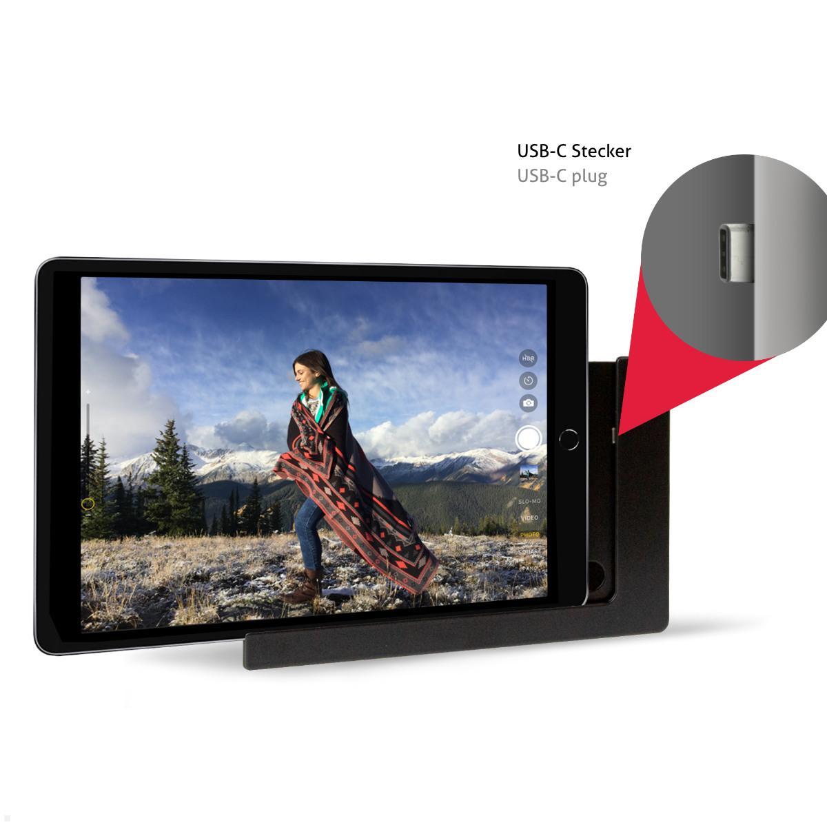 TabLines TWP056 Wandhalterung für Apple iPad Air 13.0 (M4), Stromversorgung