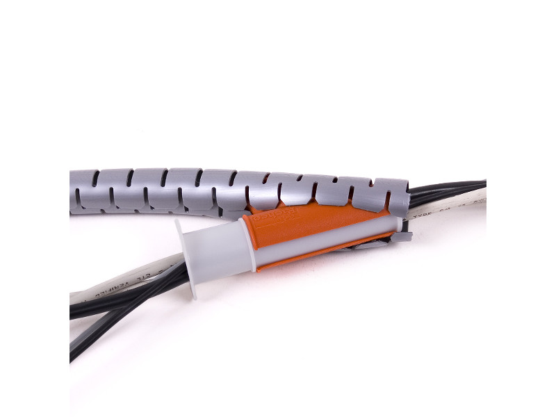 Dataflex Addit 33.711 Kabelschlucker silber mit Einzugshilfe Dataflex Addit 33.711 Kabelschlucker silber mit Einzugshilfe