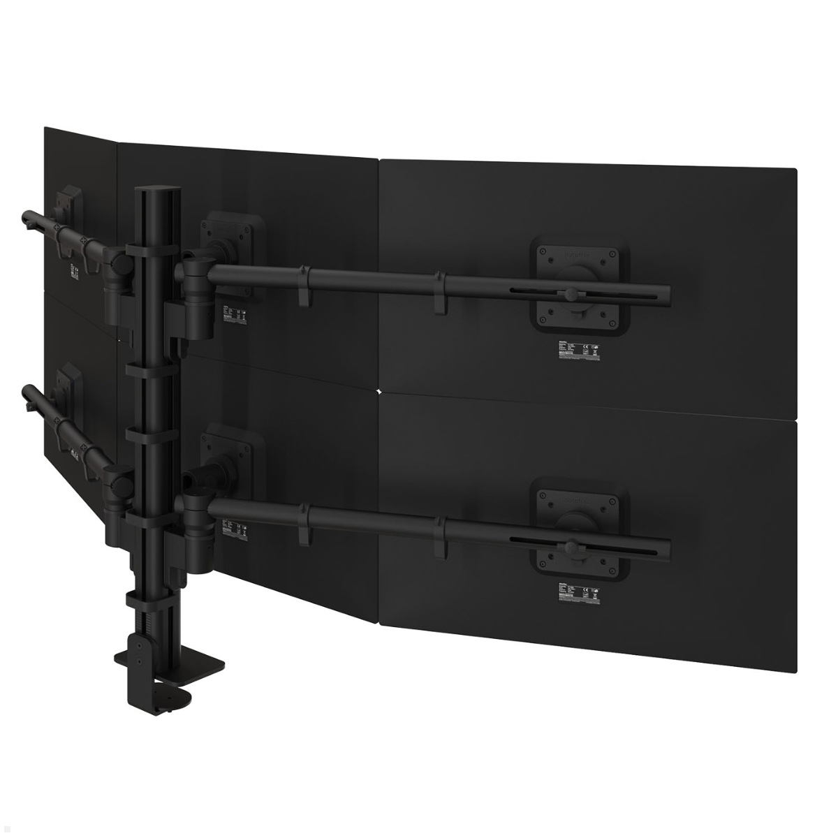 Dataflex Viewgo modular Monitorhalterung für 6 Monitore bis 32 Zoll, schwarz (48.263)