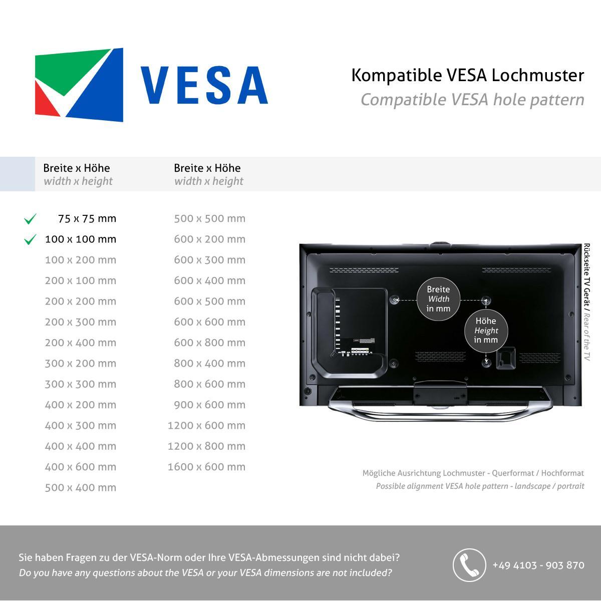 Tisch Monitorhalterung mit Tischklemme Dataflex Viewmaster, VESA